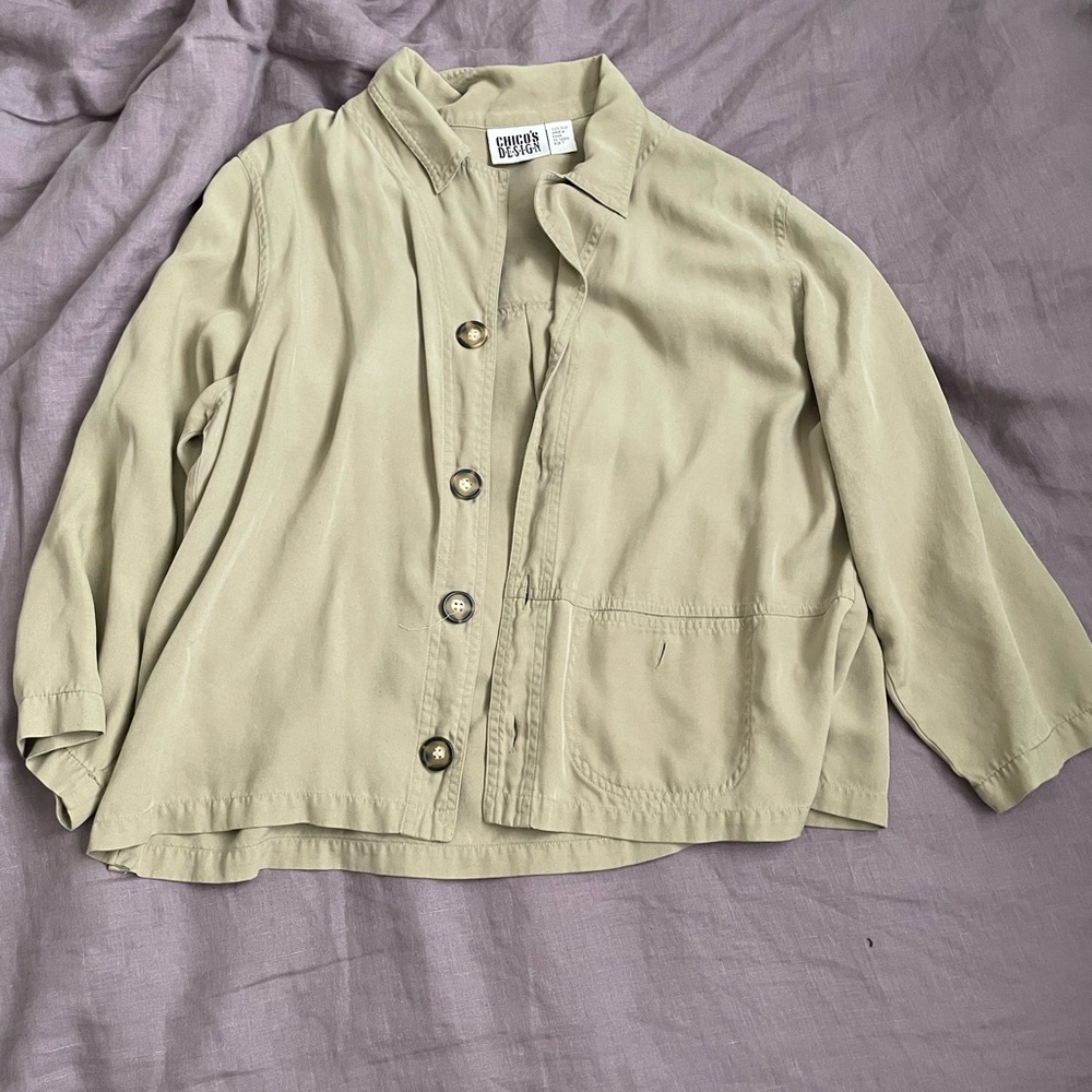 Chicos Khaki Jacket